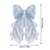 Mesh Barrette Bow Ribbon Hair Clips Sweet Gentle Girly Back Of Head Super Fairy Hairpins Advanced  Headwear Accessories