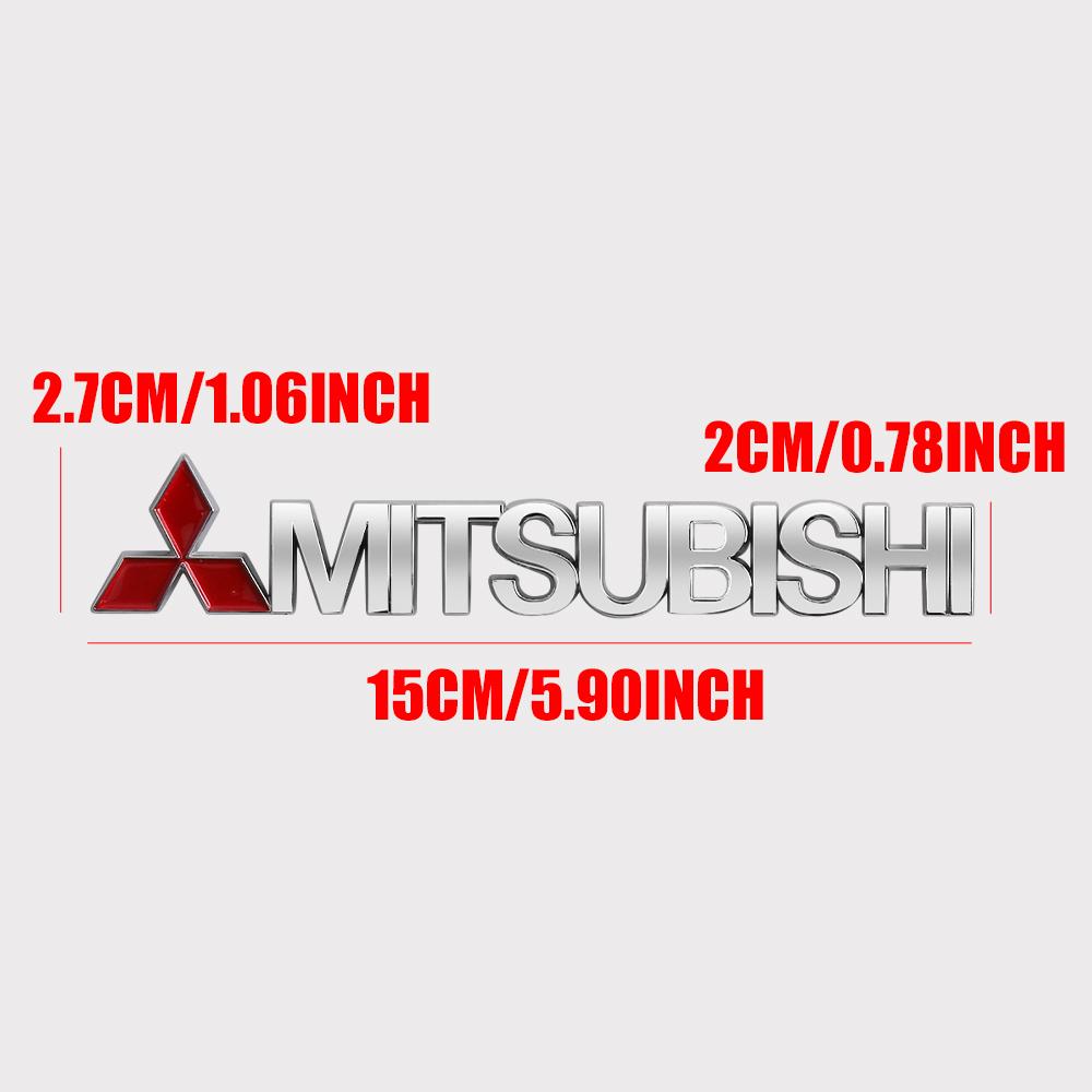 Декоративные наклейки на автомобиль Значок на задний бампер Наклейки с логотипом на багажник Для Mitsubishi Ralliart Lancer Colt Outlander ASX Pajero EX LANCER Cross