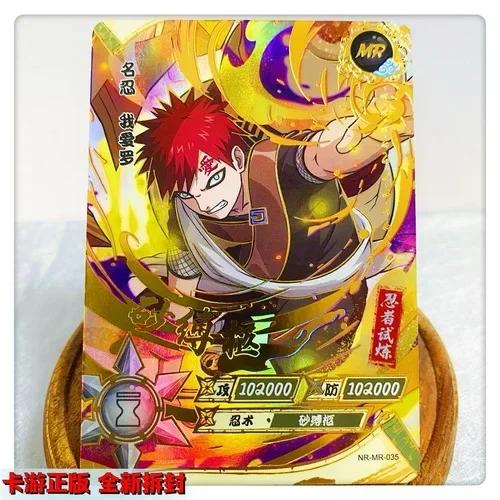 KAYOU Genuine Naruto Card MR 01-37 Series Uzumaki Naruto Hyuga Hinata Uchiha Sasuke Anime Character Collection Cards Toys Gifts