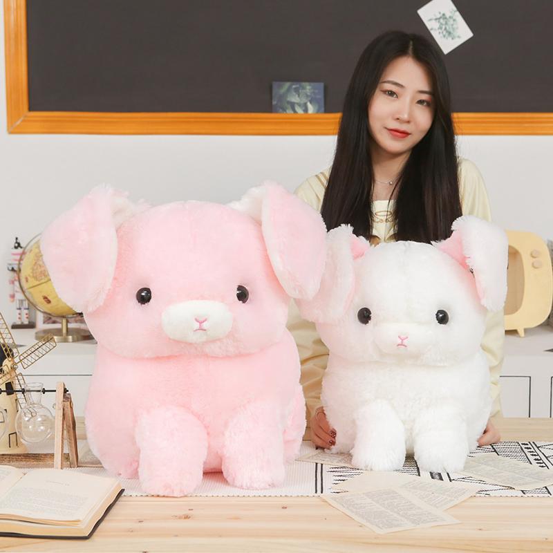 43/52 см милый плюшевый кролик с длинными ушами, мягкая тканевая игрушка в виде кролика, пасхальный подарок, декоративная игрушка для умиротворения детей, детский подарок
