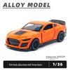 Модель спортивного автомобиля из сплава с функцией pull-back - Игрушка для детей с открывающимися дверями, идеально подходит для мальчиков и украшения торта.