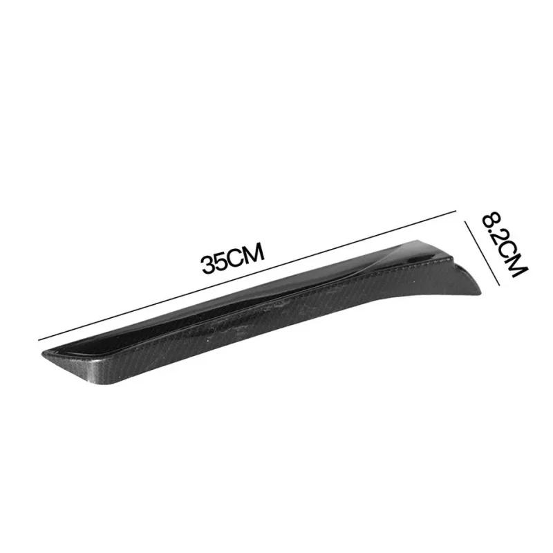2 шт. Накладка на окно автомобиля Спойлер-губа Для Seat Leon 5F FR Mk3 MK3.5 Заднее крыло на крышу Боковая кромка Хвостовая накладка Задний вертикальный спойлер
