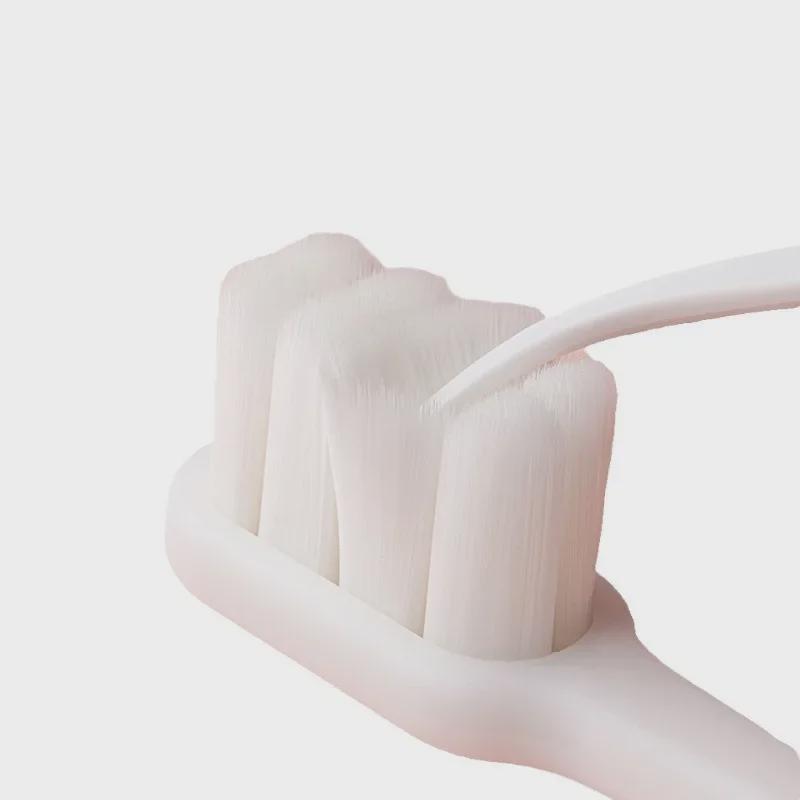 Набор мягких зубных щеток Cherry Blossom - упаковка из двух штук для защиты десен взрослых, для использования дома и в дороге