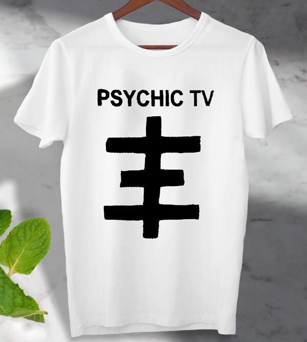 Psychic Tv Музыкальная группа Концерт Живой Футболка Унисекс мужская Женская Топ