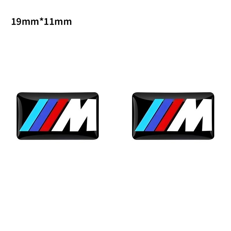 Car Sticker Steering Wheel Hub Decals For BMW M Performance E36 E60 E90 X2 X1 X3 X5 E46 E39 E70 M3 M5 M6 G20 G30 E93 Z3 Z4 f90