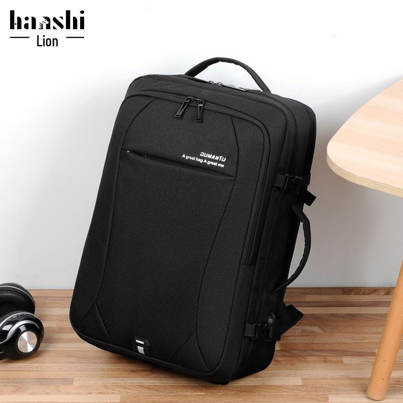 Мужской многофункциональный водонепроницаемый компьютерный рюкзак Oxford большой вместимости