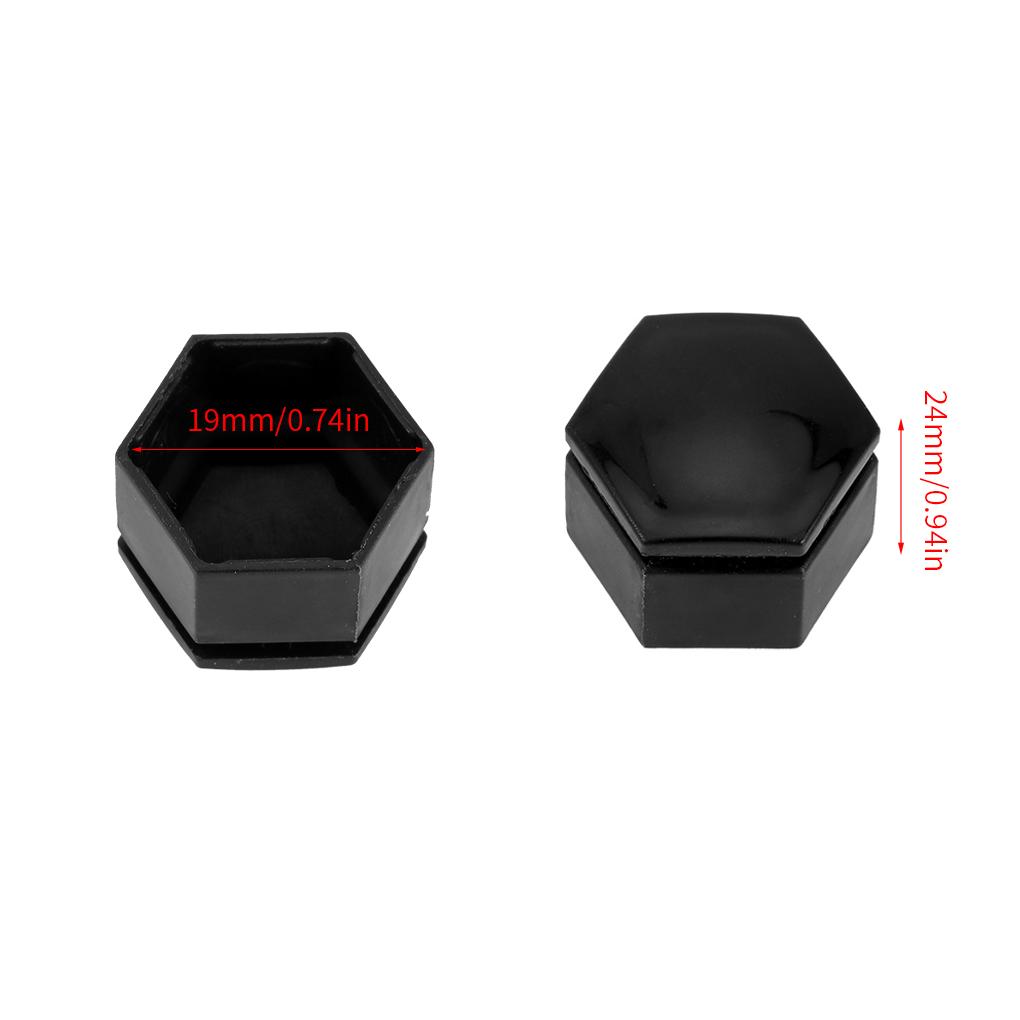 20 шт. колпачки для колесных гаек автомобиля, крышка для винтов ступицы 17 мм, 19 мм, 21 мм, болтовые диски, внешнее украшение, специальная защита от пыли, защита от пыли