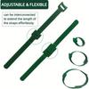 100PCS Multi-functional Garden Plant Twist Ties Adjustable Reusable Climbing Plant Supporting Straps Cable Cords Management Ties