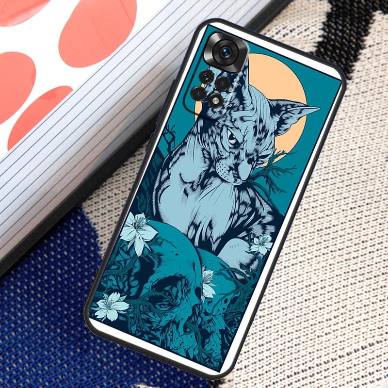 Чехол с рисунком кота сфинкса для Xiaomi Redmi Note 11 10 8 9 12 Pro Note 11S 10S 9S 8T Redmi 10 10C 12C 9C 9T