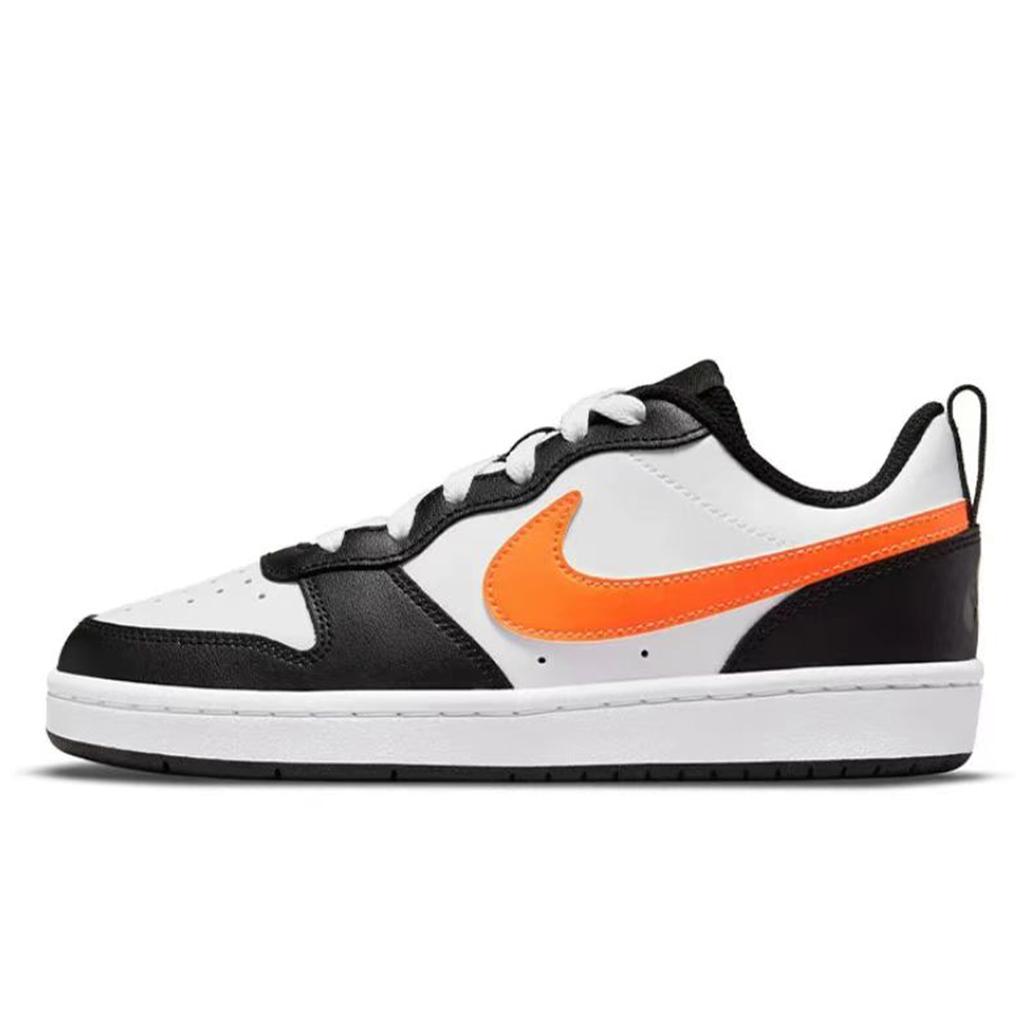 Nike Кроссовки для скейтбординга Court Borough Freedom Panda, Радужный Единорог, Нескользящие, Износостойкие, Низкие, Детские BQ5448-115 (Команда202-)