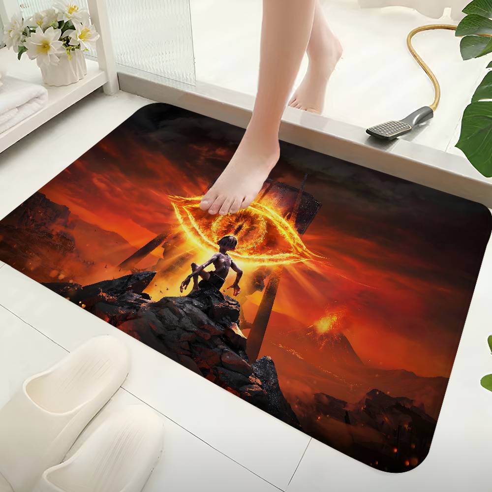 The L Lord Of The R Rings Movie Door Mat Kids Room Bedroom Decoration Balcony Anti Slip Doormat Living Room Doormat Area Rug