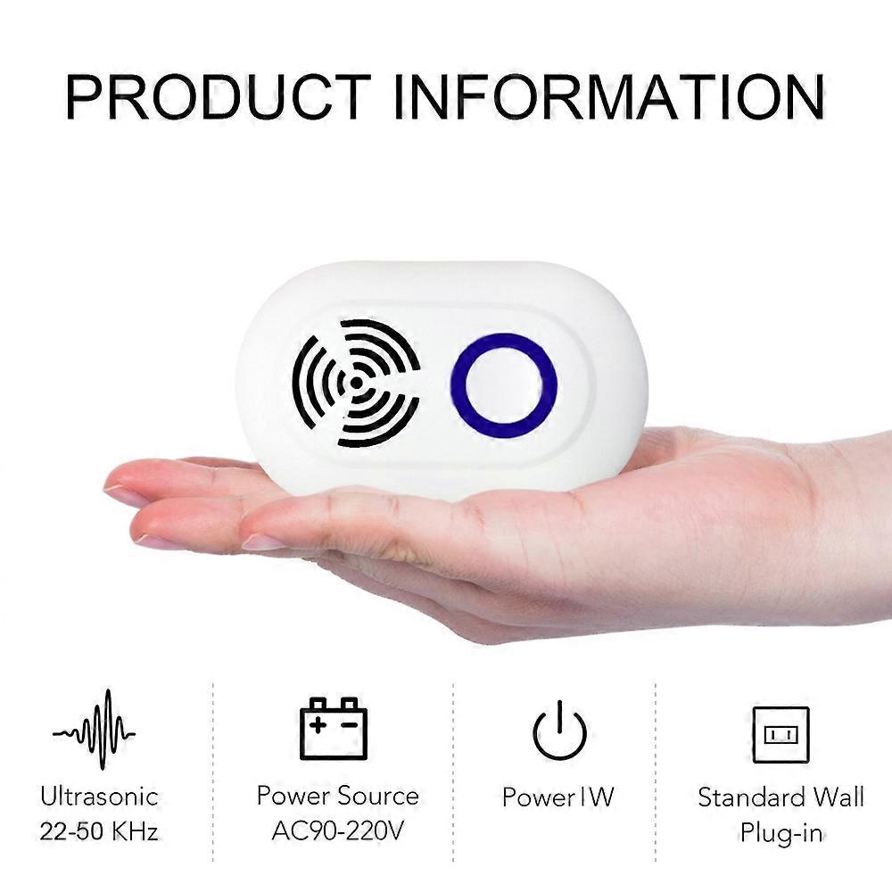 2pcs ultrasonic electronic mouse repeller