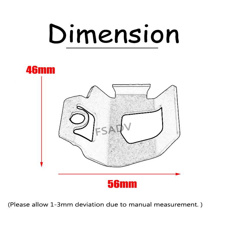 F850GS F750GS Rear Brake Pump Fluid Tank Oil Cup Reservoir Guard Cover Protector For BMW F750 GS F850 GS