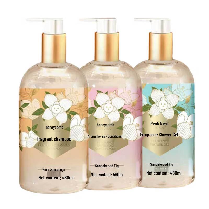 BEE&FLOWER Sandalwood & Fig Hair & Body Wash Set