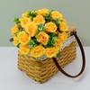 Букет из шелковых цветов Golden Rose для свадьбы, стола и декора