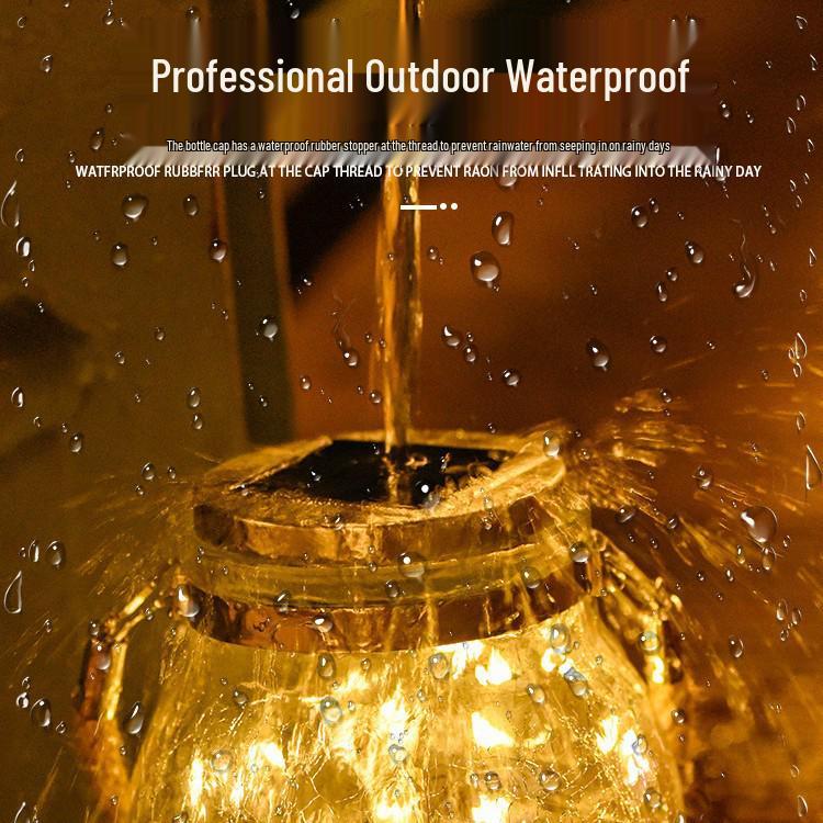 Солнечные потрескивающие подвесные фонари для украшения улицы, двора, сада, двора и балкона