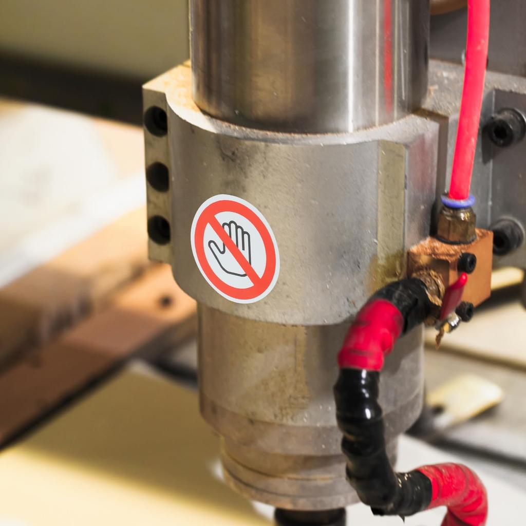 Sewrroro этикетка предупреждающая виниловая наклейка отклеивающаяся наклейка маленькая табличка не трогать автомобиль наклейка наклейка опасность, не трогать наклейка стоп клейкая виниловая наклейка