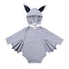 European & American Baby Bat Hooded Romper Set: Boys & Girls Onesie Jumpsuit (2-Piece).