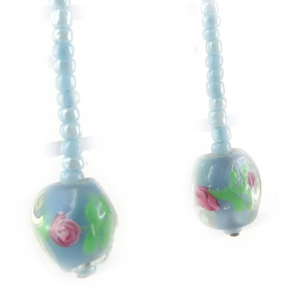 Les Trésors De Lily [D1128] — Дизайнерские серьги «Drops Kianda», синие