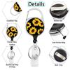 Retract Pull Key Chain Lanyard Clip Name Tag Holder Badge Holders ID Card Key Ring Badge Reel Clip