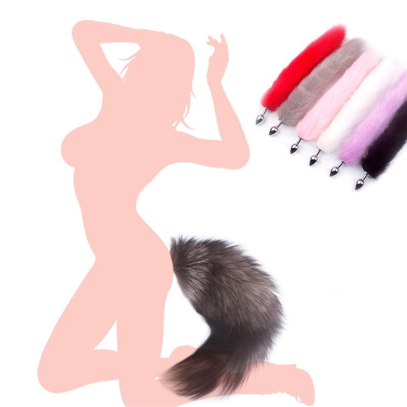Sexy Fox Anal Plug Tail Anal Toys For Women Adult Sex Product Men Butt Plug Stainles Steel Anal Plug Cosplay Sex Toys For