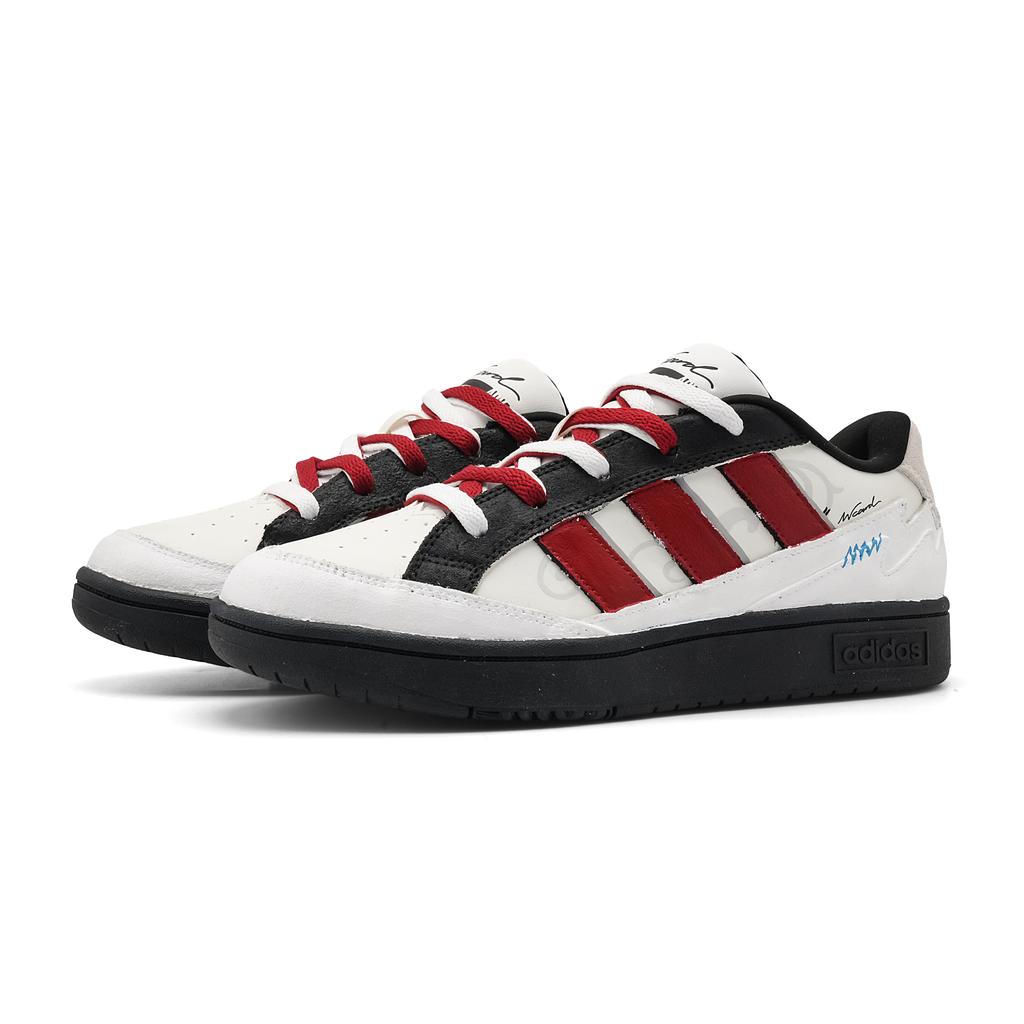Adidas WCARD ADV Abrasion Resistant Abrasion Resistant Skateboard Shoes Unisex Red White IH0961(Team1554-)
