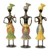 Tribal Metal Handicraft Muisician Showpiece Statue Table Decorative Items for Home,Antique Gift Items, Showpiece, Home Decoration Items (Set Of 3)
