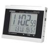 Alarm Clock Radio Digital Double Alarm Temperature Humidity Calendar Display Silver X X DQD-710J-8JF9.1 11.7 6.8cm