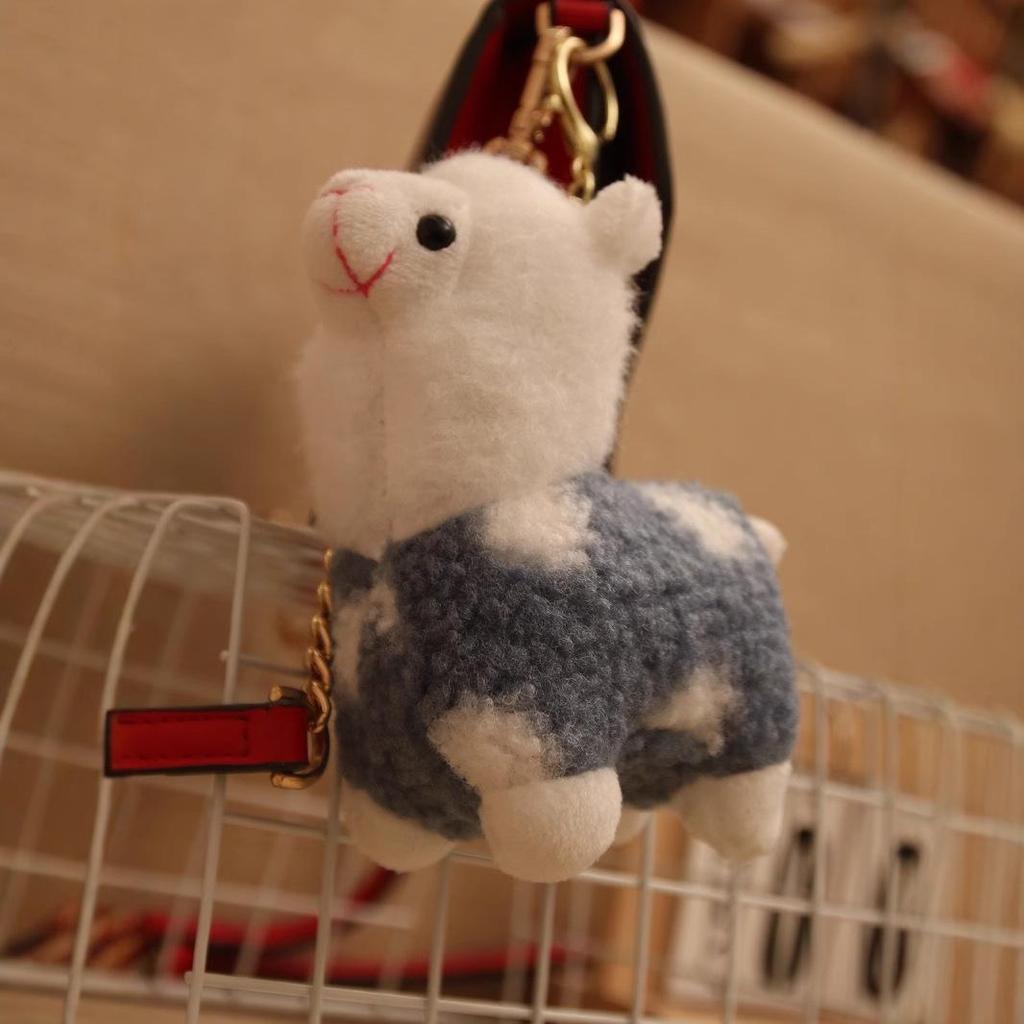 Мультяшный плюшевый брелок-подвеска Альпака Игрушка Подарок