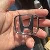cvrdk7 50/53mm ABS Car Steering Wheel Emblem Sticker Accessories For Honda Civic FIT Accord Prelude CRV 5th City CRZ CRX Jazz HRV Pilot