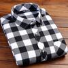 Men's Winter Warm Long Sleeve Plaid Shirts Flannel Fur Lined Thick Formal Shirts Fleece Casual Shirt for Men Dress Shirts