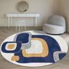 Nordic Style Light Luxury Round Carpet Living Room Decoration Rugs Bedroom Bedside Carpets Home Decor Anti-Slip Chair Floor Mat