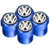 For VW 4Pcs Car Tire Valve caps Car Sticker for VW Volkswagen Passat Golf Polo Touran Accessories YHBE-V487 EM1
