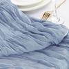 Semi-Sheer Cheese Cloth Table Runner Multicolor Shimmer Wedding Table Runner Fine Flash Country Wedding Decoration Wedding Decor
