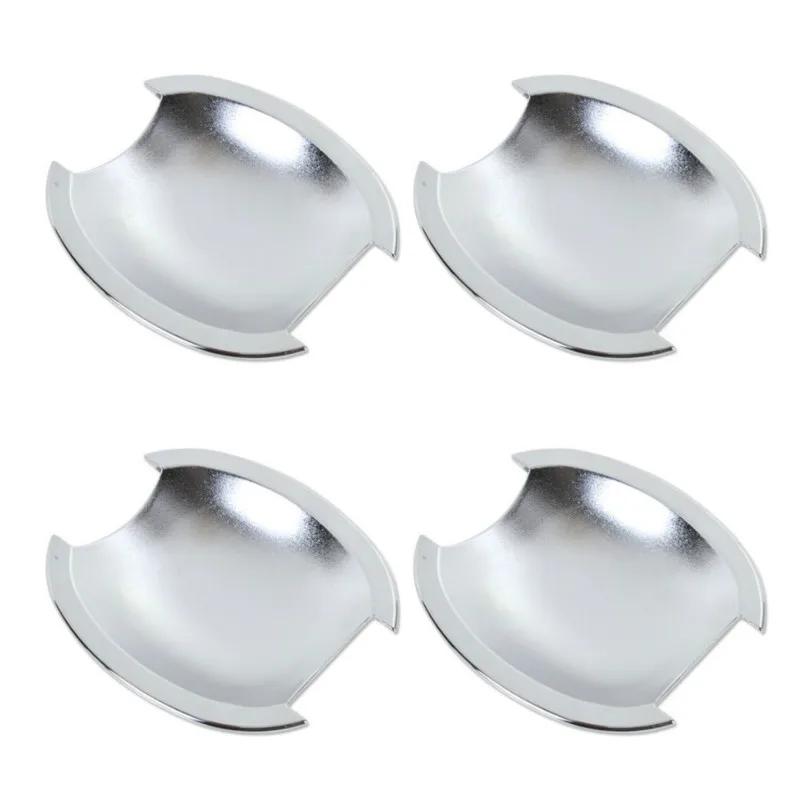 Door Handle Cover For Renault Puls 2011 2012 2013 2014 2015 2016 Black Chrome Trim Stickers Car Styling Accessories