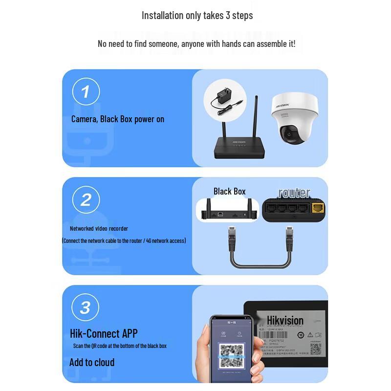 Hikvision Wireless Wi-Fi 4MP PTZ Security Camera