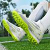 34-46 Мужские футбольные бутсы резиновые мягкие подошвы короткие шипы искусственный газон кожаные детские футбольные бутсы для молодежи