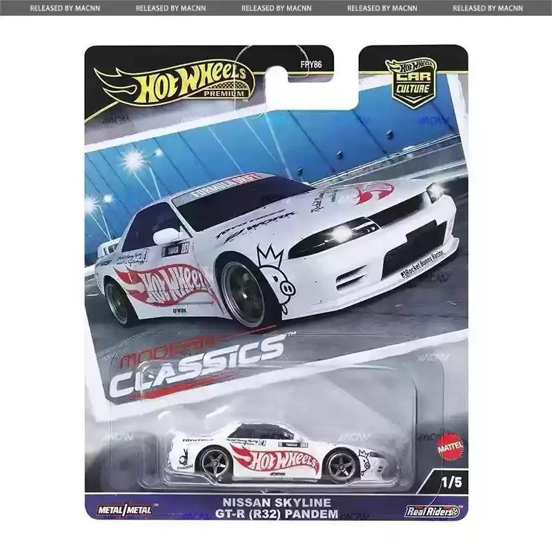 Оригинальный Hot Wheels Премиум Car Culture Modern Classic Литой 1/64 сплав модель машина Nissan skyline gtr sileighty benz subaru