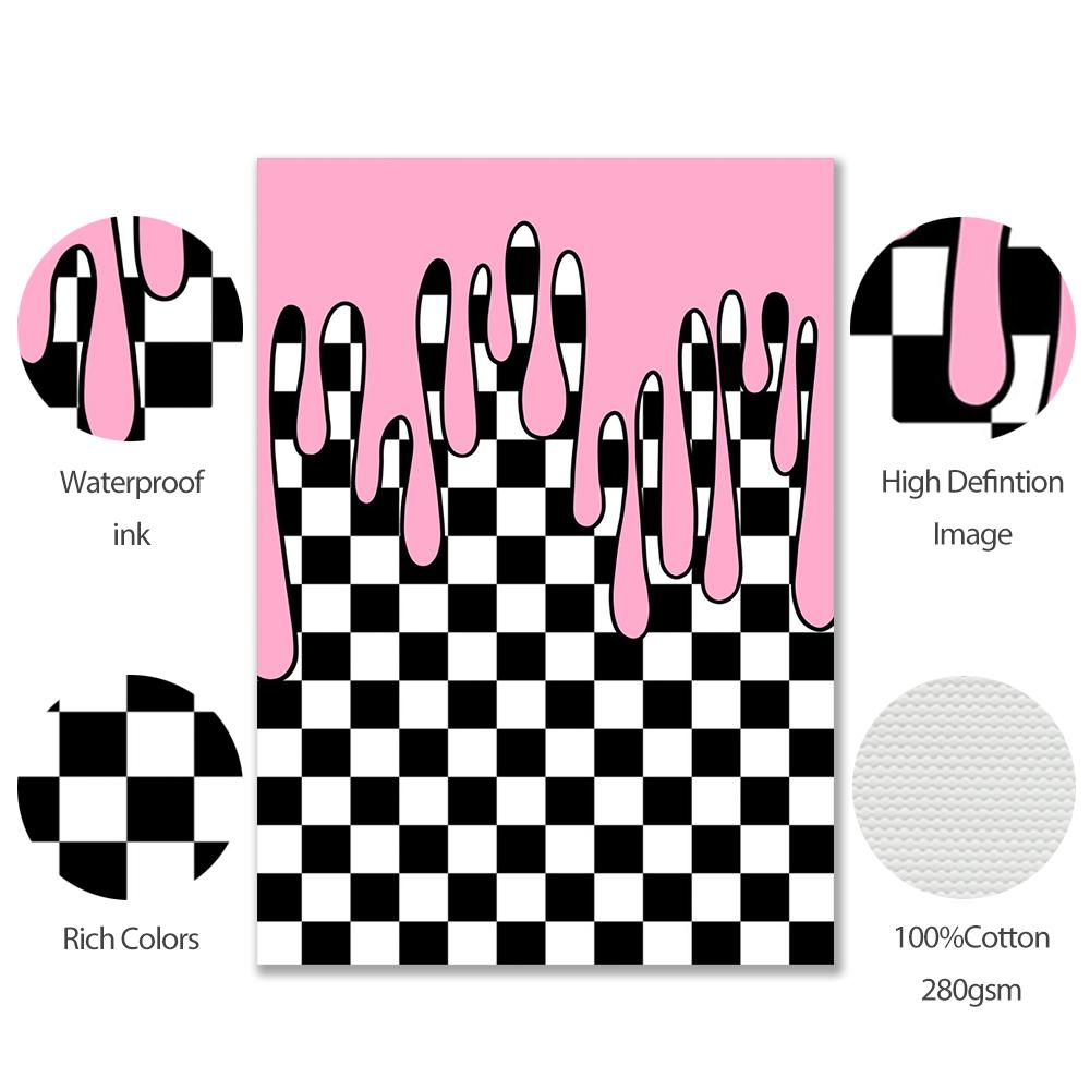 Abstract Pink Feminism Irregular Wall Art Poster Print Line Body Positivity Pictures Canvas Painting Living Bed Room Home Decor