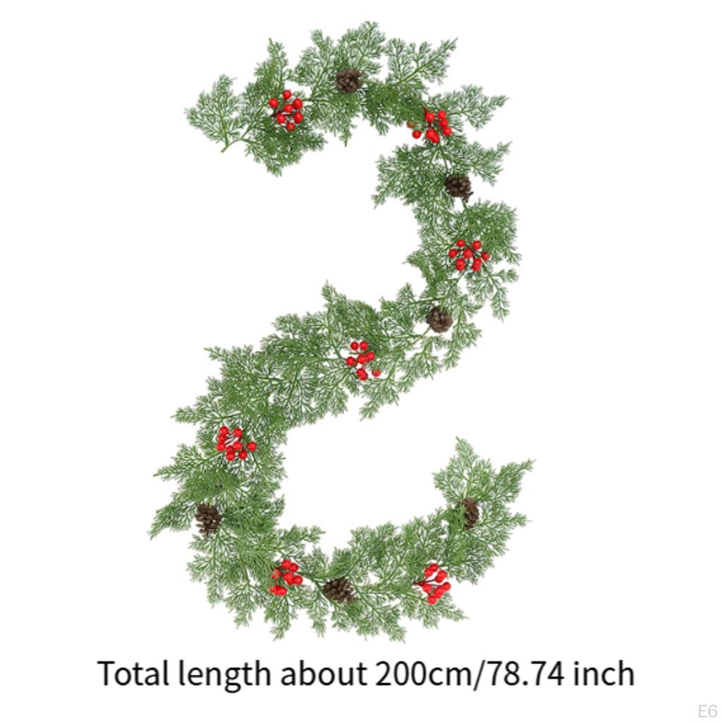 Искусственная рождественская гирлянда, каскадная зимняя зелень для дома отеля