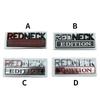3D Metal Sticker REDNECK EDITION Car Rear Trunk Body Emblem Badge Sticker Fit for J/e/e/P Wrangler Grand Cherokee Patriot Ford F-150
