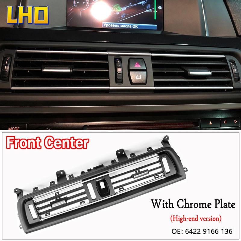 Car Replacement Center/Left/Right Air Outlet Vent Panel Grille Cover Accessories Parts for BMW 5 Series F10 F18 2010-2016