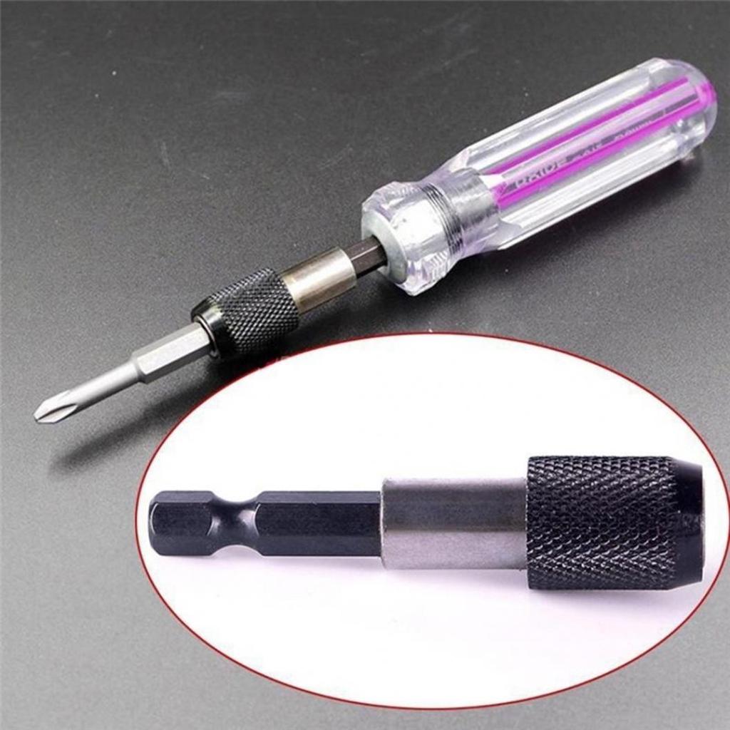 60/100/150mm 1/4 Quick Release Hex Shank Electric Drill Screwdriver Bit Holder