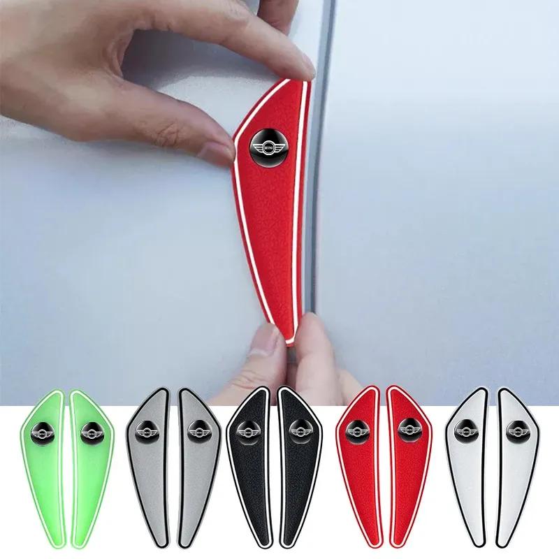 4pcs Car Bumper Anti-Collision Strip For MINI Cooper JCW Countryman Clubman Cabrio Paceman Coupe Roadster Accessories