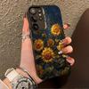 Картина с подсолнухом Изысканный роскошный Чехол для телефона высокого класса Чехол для телефона для Samsung Galaxy S26 S25 S24 S23 S22 S21 FE Ultra Plus