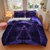 3Pcs Gothic Gatekeeper Bedding Set Quilt Cover Pillowcase Home Christmas Xmas Halloween Gift 1 Duvet Cover 2 Pillowcase M929452