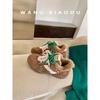 Cowhide version~ Cat claw women's retro inner height increase casual shoes sports shoes platform leather dad shoes