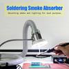 2-в-1 Паяльный поглотитель удалитель вытяжка дыма вентилятор регулируемая скорость 16×16×9 см