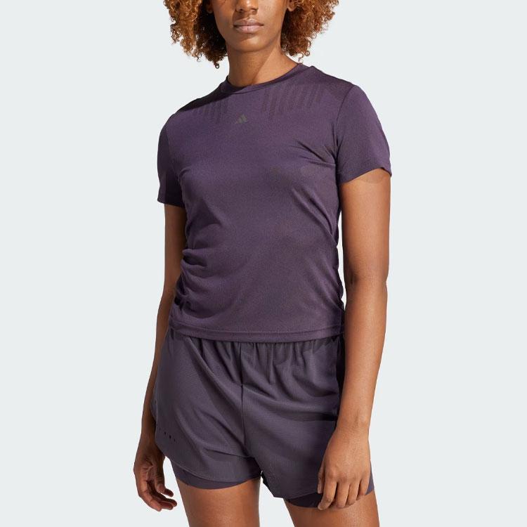 adidas Футболка Airchill Hiit Training женская, топы Aurora-черный IP9658