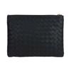 Bottega Veneta Плетеная сумка-клатч из овчины с бахромой Женский клатч Черный 749922VCPP38425